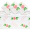 Juvale 1st Birthday Tablecloths for Girls - 54 x 108 in, 3-Pack, Pink Floral Plastic - Some Bunny is One Theme & Waterproof Disposable Cover - Birthday Party Decoration